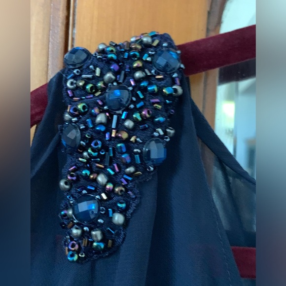 NWT Formal Catherine’s Dress. Dark blue Fancy cocktail party or wedding dress. - Picture 3 of 7